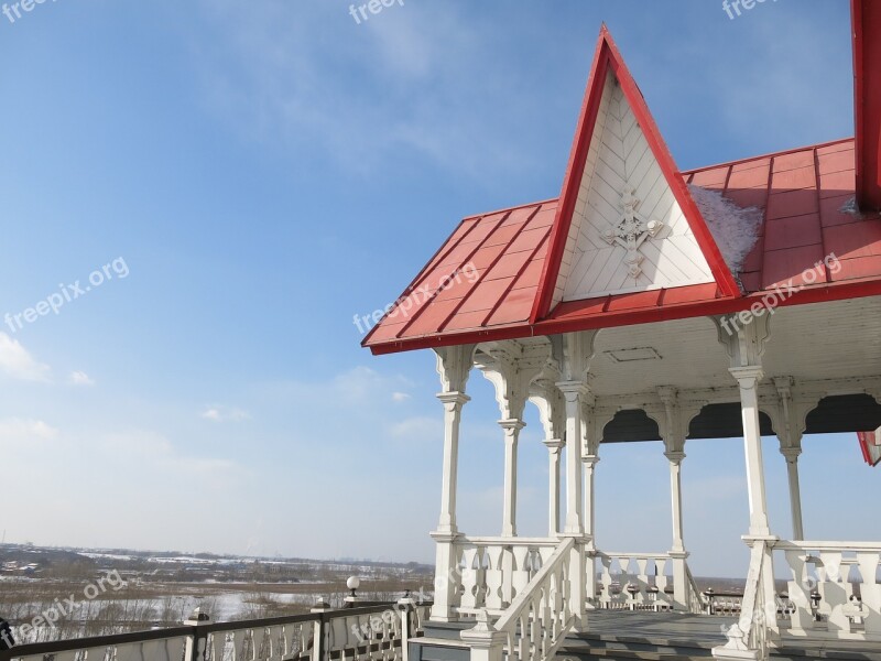 Sunshine Red Roof Fresh Free Photos