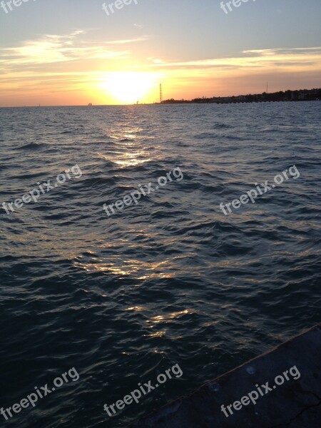 Sunset Ocean Key West Free Photos