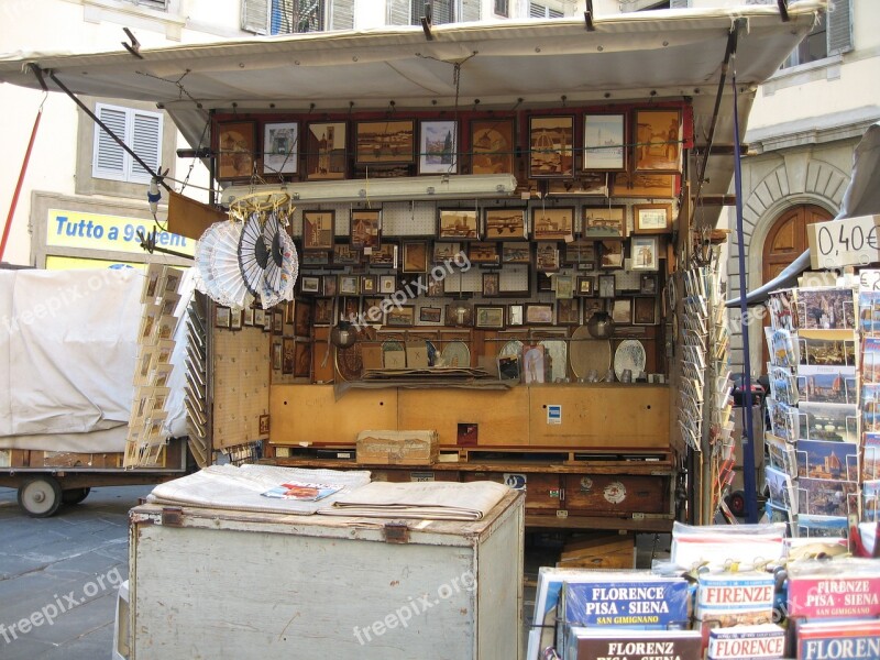 Florence Italy Street Sale Pictures Magazines