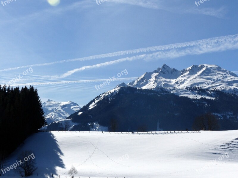 Wintry Mountains High Tauern Winter Snow