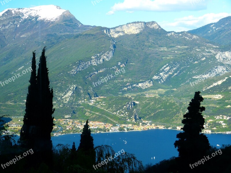 Garda Lake View Italy Landscape