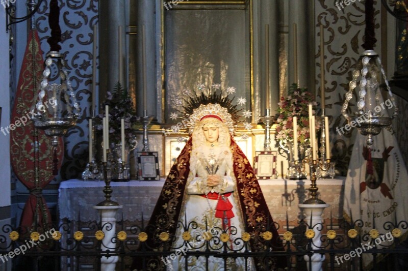 Santa Church Altar Historical Heritage Catholic