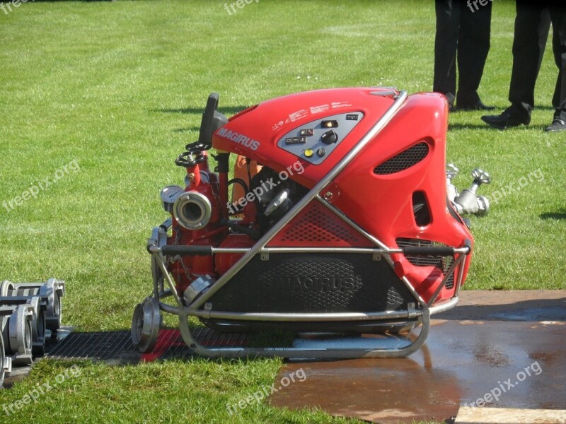 Fire Magirus Portable Pump Free Photos