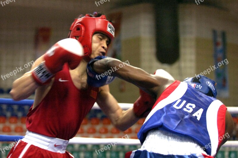 Boxers Males Boxing Sport Fitness