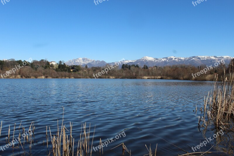 Lago Di Sartirana Lake Prealpi Merate Sartirana