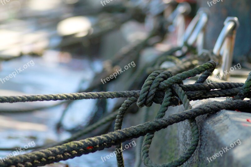 Rope Pier Dock Free Photos