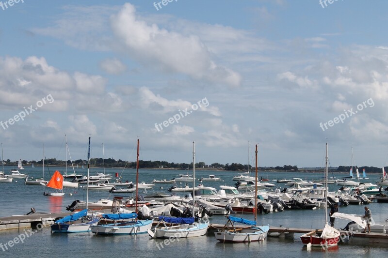 Boats Brittany Port Free Photos