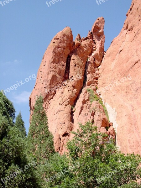 Garden Of The Gods Colorado Nature Landscape Free Photos