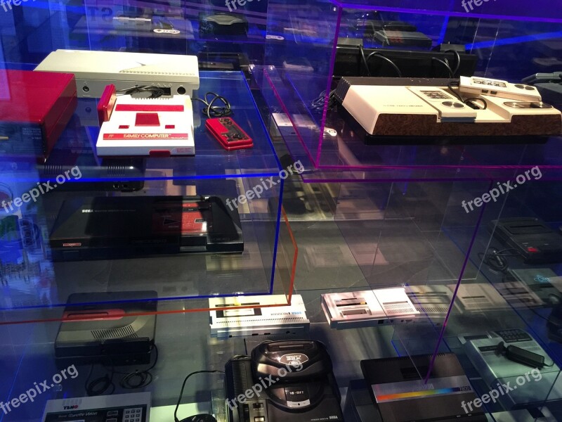 Consoles Retro Exhibition Free Photos