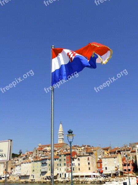 Flag Croatia National Country Independence