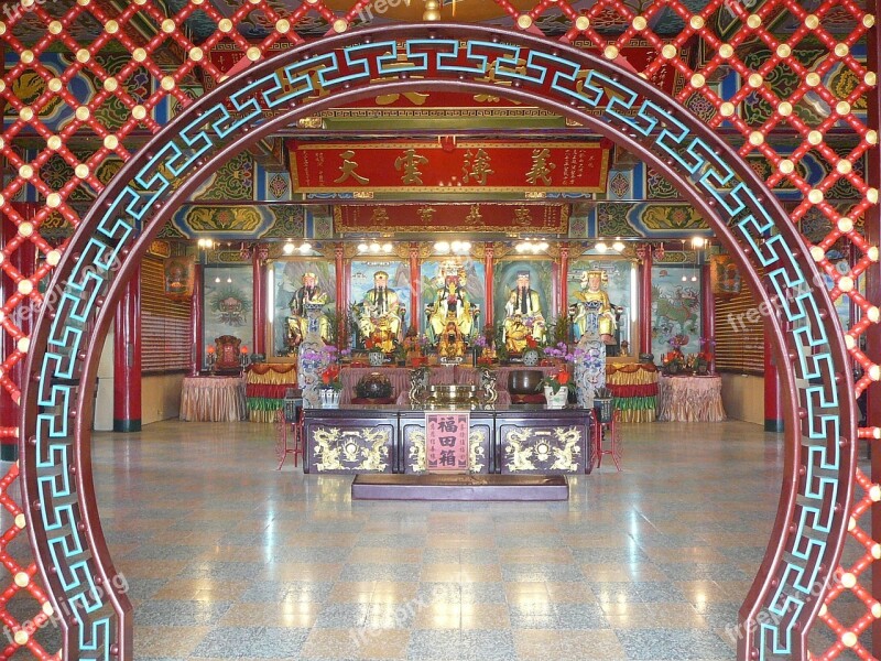 Temple Taiwan Entrance Decoration Chinese