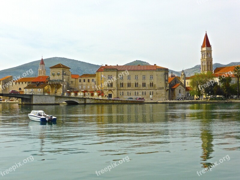 Seaside Trogir Townscape Roman Water