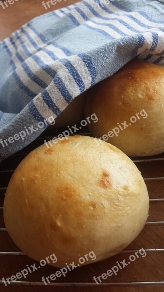 Freshly Baked Bread Mat Sandwich Breakfast