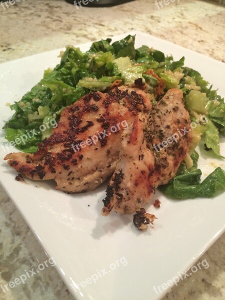 Salad Chicken F Food Free Photos