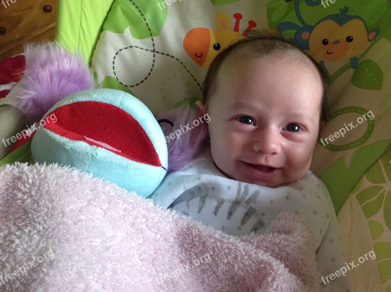 Baby Infant Smile Happiness Cute