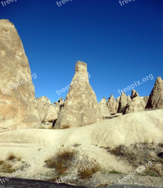 Cappadocia Turkey Anatolia Tufa Landscape