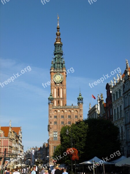 Gdańsk Poland Town Hall Historic Center Gdańsk