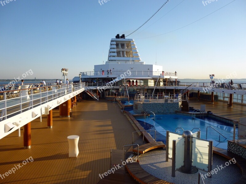 Ship Ship Deck Deck Pool Cruise