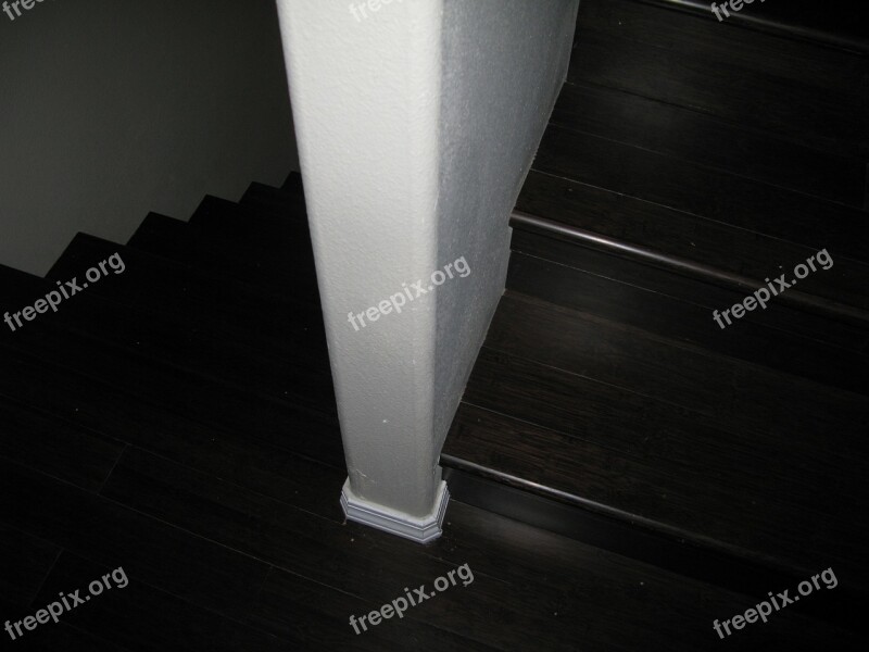 Espresso Bamboo Wood Flooring Stairs