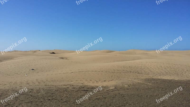 Desert Dune Sand Wide Free Photos