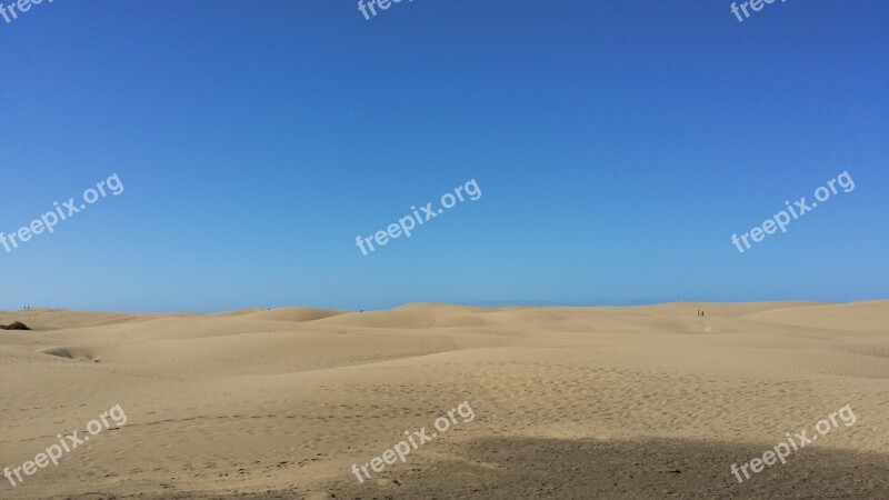 Desert Dune Sand Wide Free Photos