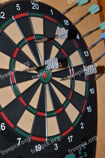 Arrows Dart Target Play Sport