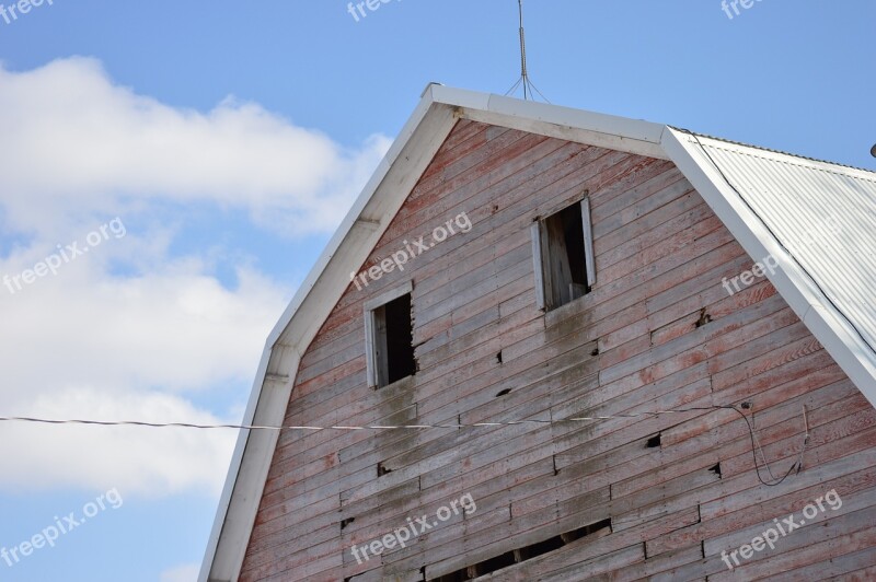 Barn Old Wooden Farm Rustic