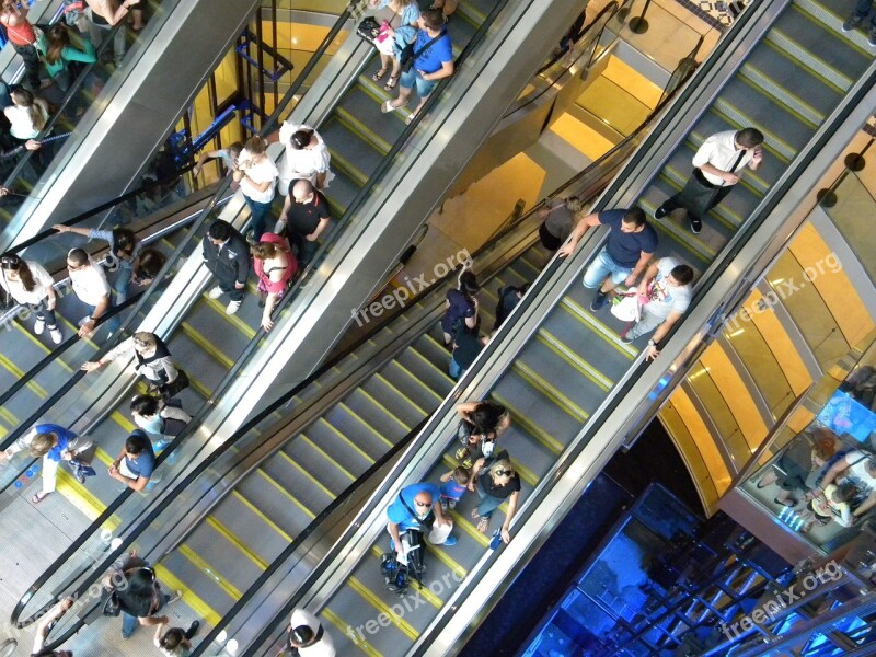 Store Shop Escalator Shopping Centre Marseille