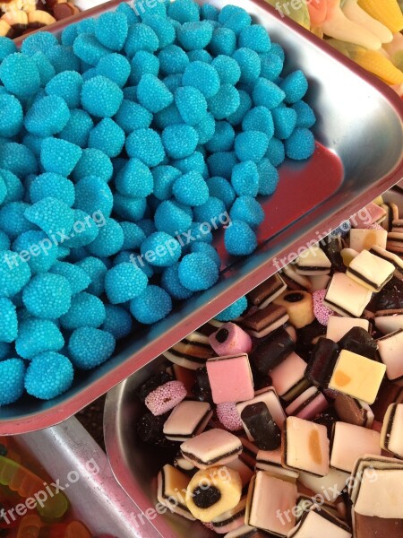 Turquoise Candy Licorice Free Photos