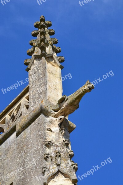 Church Gargoyle Pierre Free Photos