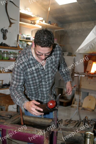 Glass Blower Tradition Craft Niederbayern Bavarian Forest