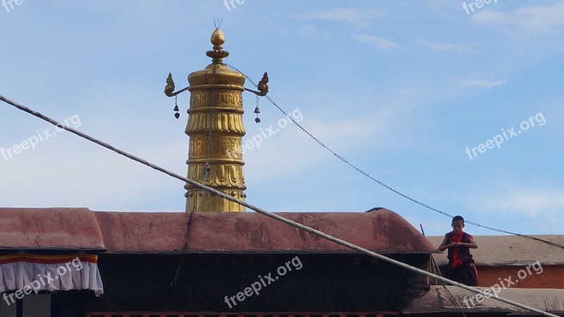 Lama Shigatse Temple Free Photos