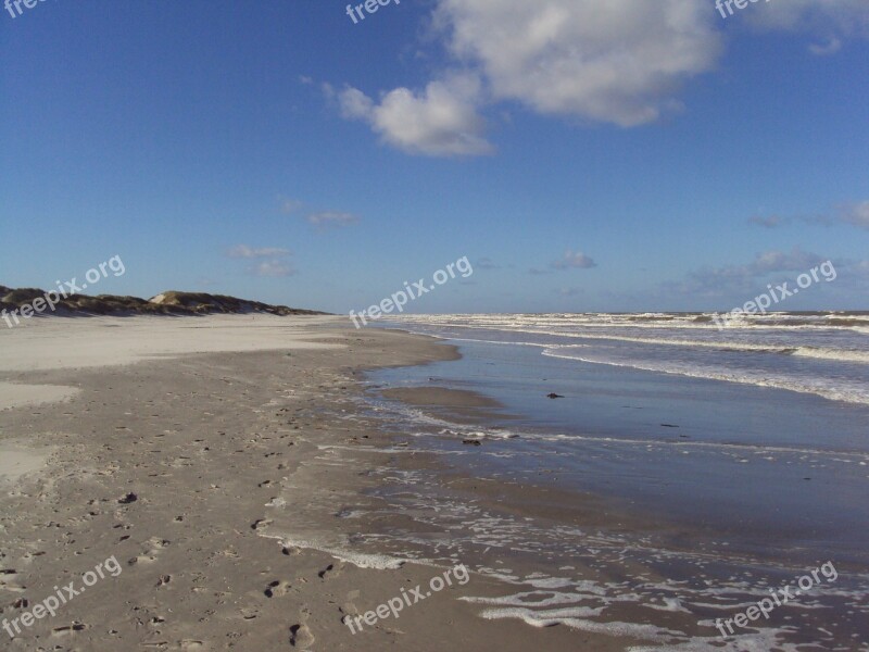 Ameland North Sea Beach Free Photos