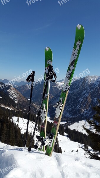 Touring Skis Winter Sports Winter Ski Skiing