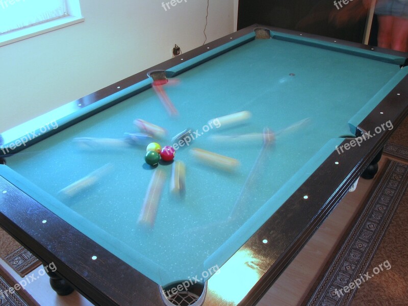 Billiard Table Break Game Pool