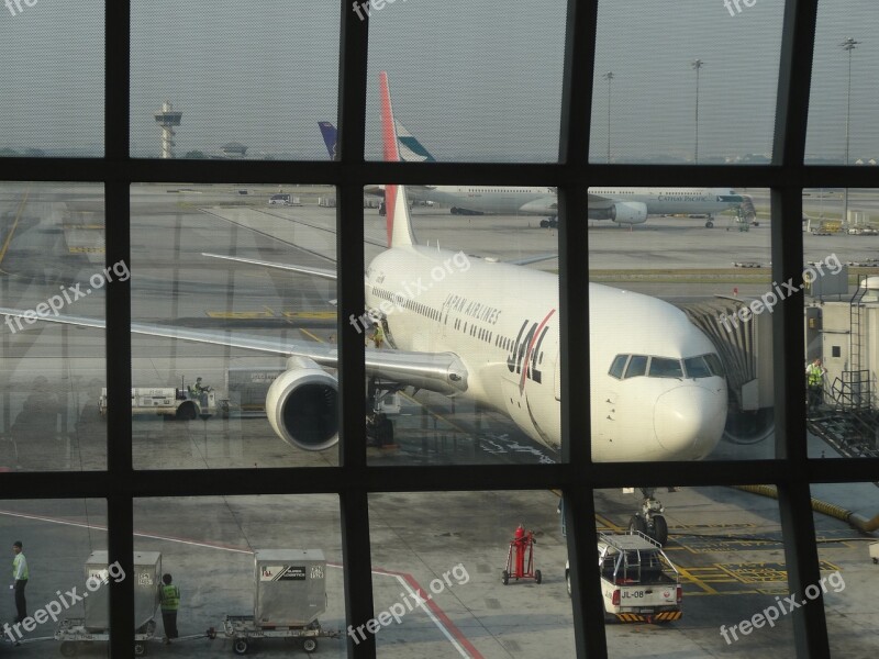 Airplane Airport Boarding Gate Free Photos