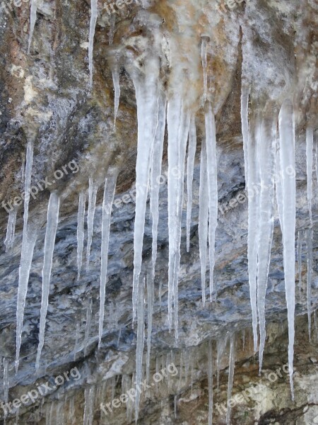 Ice Icicle Winter Frozen Icy