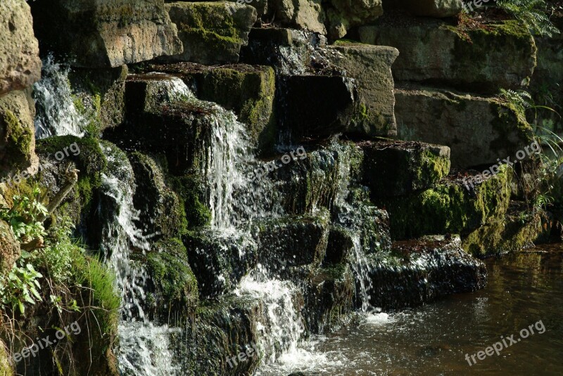 Water Waterfall Nature Splash Flow