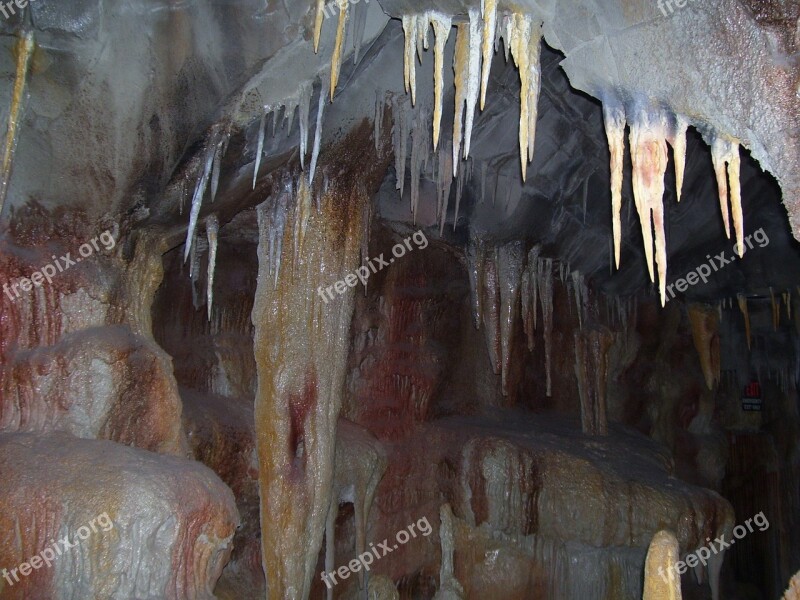 Cave Stalactite Cave Formation Caving Underground