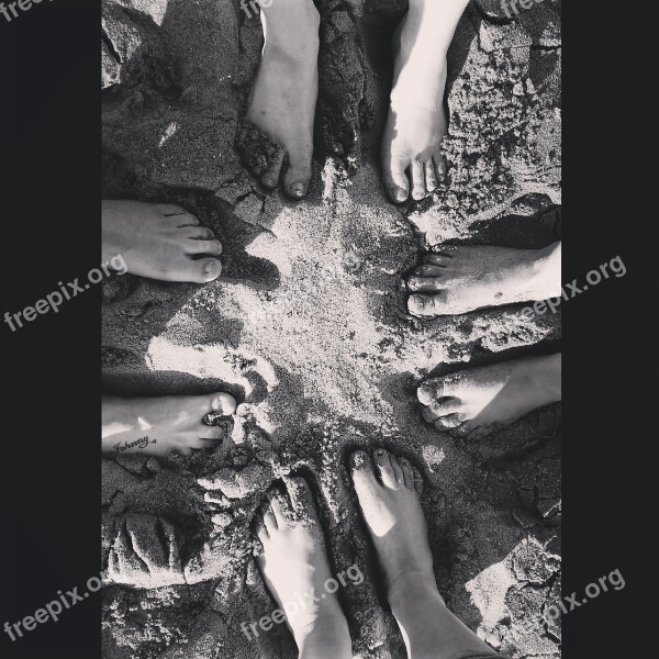 Feet Sand Warm Foot Beach