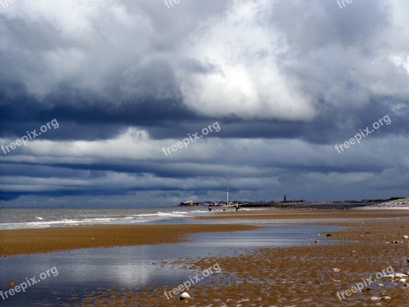 Ebb Priel Dark Clouds Rain Mirroring