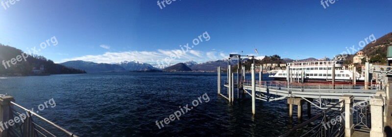 Lake Laveno Jetty Ferry Water