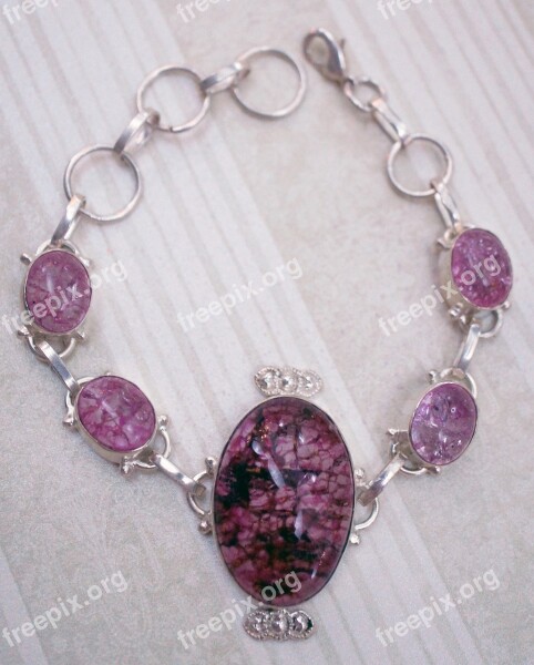 Crackle Quartz Crystal Cabochon Bezel