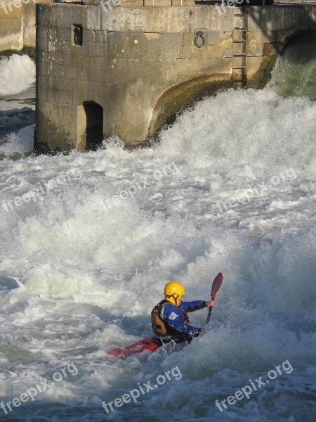 Kayaking Kayaker Sport Kayak Recreation