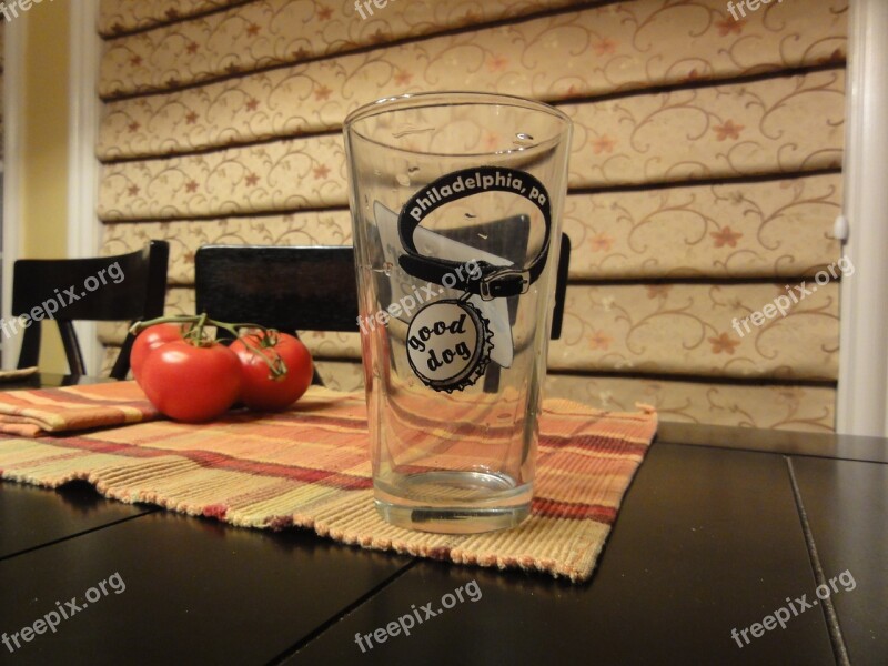 Pint Beer Glass Beverage Table