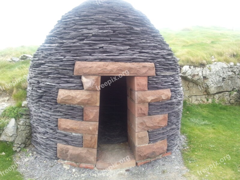 Beehive Hut Monk Early Christian Kerry Ireland