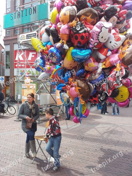 Balloons Queen's Day Arnhem Free Photos