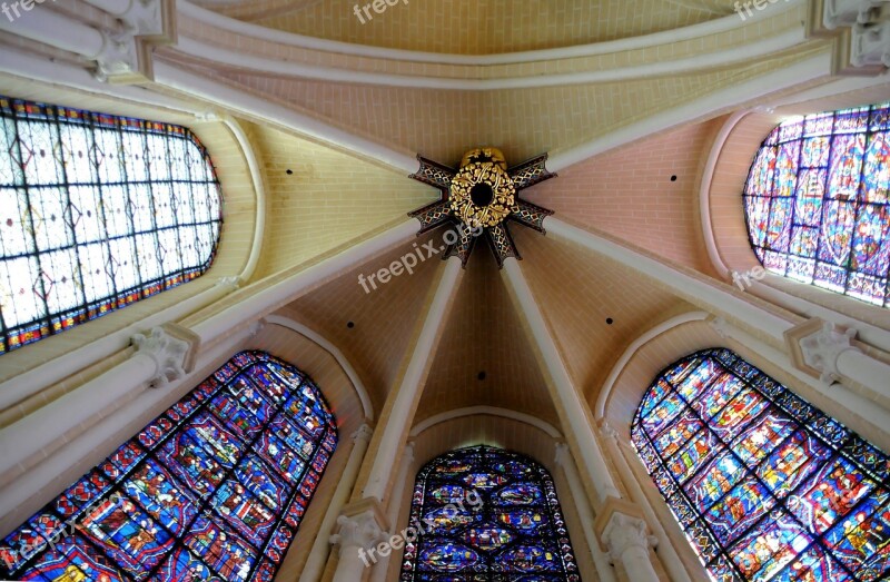 Chartres Cathedral Chapel Architecture Ceiling