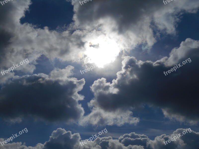 Clouds Sky Sun Cloudy Cloudiness