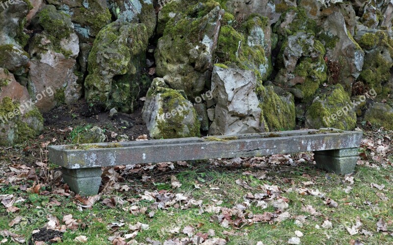 Bank Stone Weathered Old Rock Bank